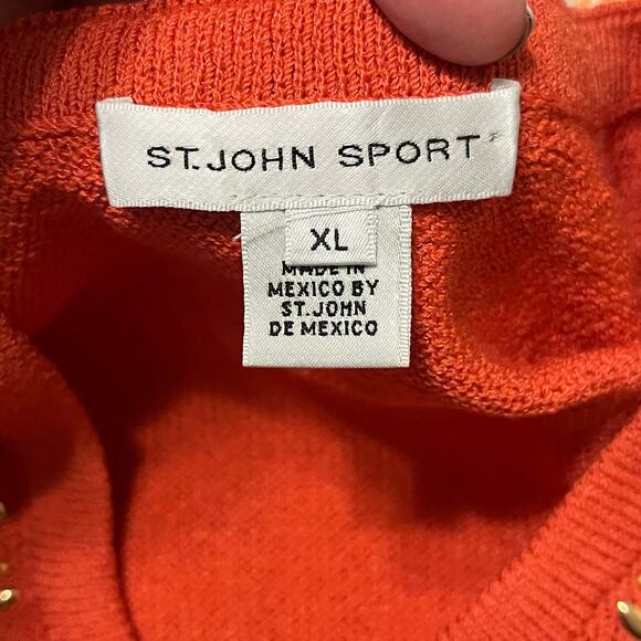 St. John Embellished Wool Cardigan Tank Set - Picture 13 of 13